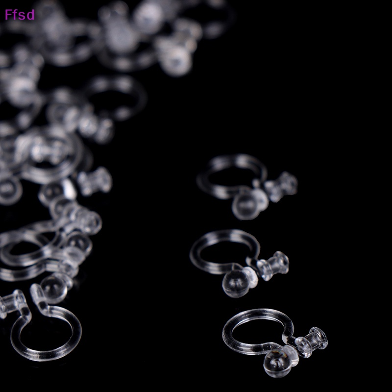 {Ffsd} Kẹp Chuyển Đổi Bông Tai Vô Hình Cho Trang Sức Không Xỏ Lỗ * Bán Chạy