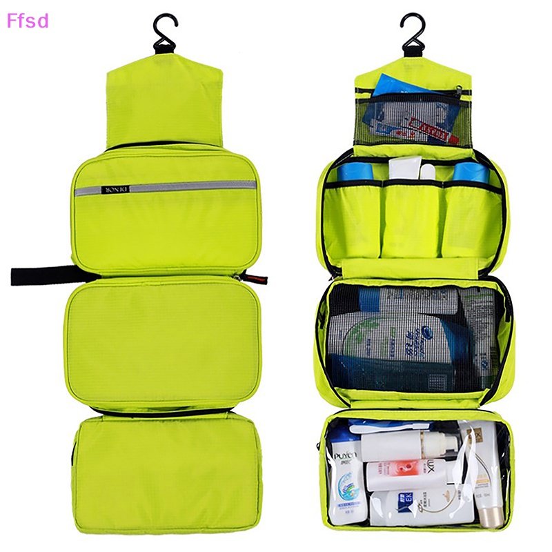 {Ffsd} Túi Đựng Mỹ Phẩm / Đồ Vệ Sinh Cá Nhân Du Lịch Có Móc Treo Chắc Chắn Cho Nam Và Nữ