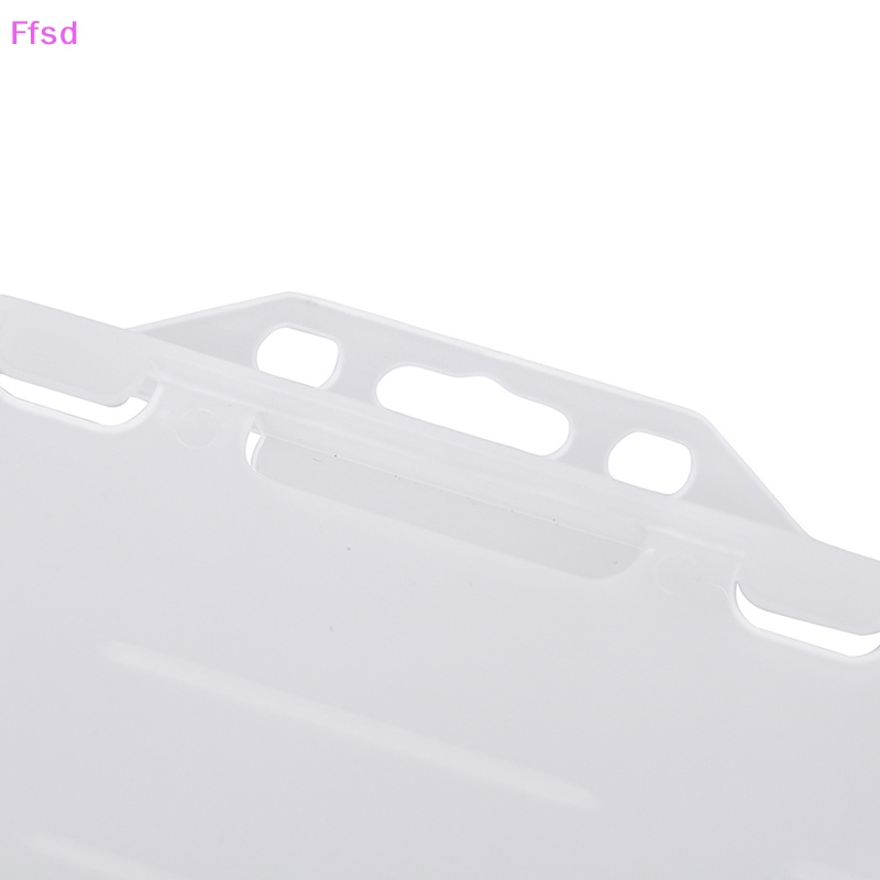 Bộ 4 Bao Đựng Thẻ ID Bằng Nhựa Cứng Hai Mặt Đa Năng Unisex