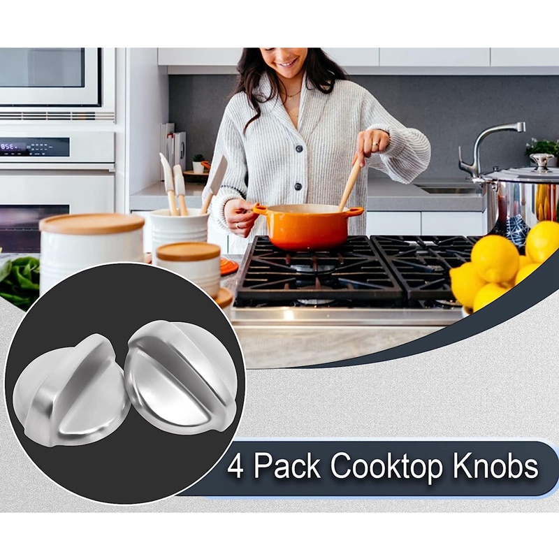 Set 6 Nút Vặn Điều Khiển Lò Đốt WB03T10325 Bằng Chrome Cho GEE Cooktop5690210 Túi Đựng Máy Chơi Game PS PS PS3510510 Ốp Điện Thoại Họa Tiết GE Series GE