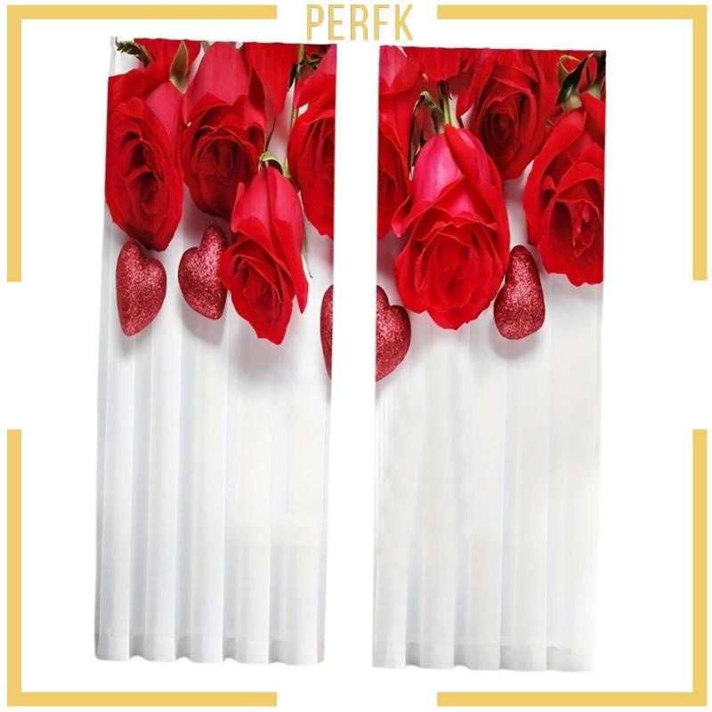 Rèm Cửa 52wx95L In Họa Tiết Dùng Trang Trí Phòng Ngủ / Nhà Bếp