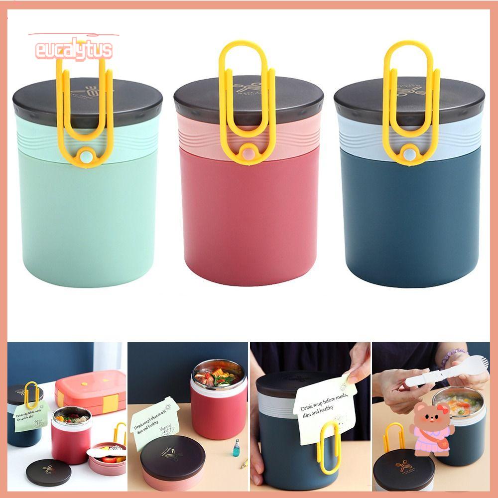 EUTUS Hộp Đựng Cơm Trưa Bằng Thép Không Gỉ 304 Tiện Dụng Cho Học Sinh / Nhân Viên Văn Phòng