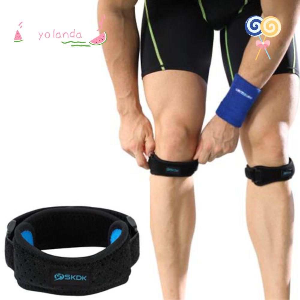 Đai Quấn Bảo Vệ Đầu Gối Màu Đen Hỗ Trợ Chơi Thể Thao