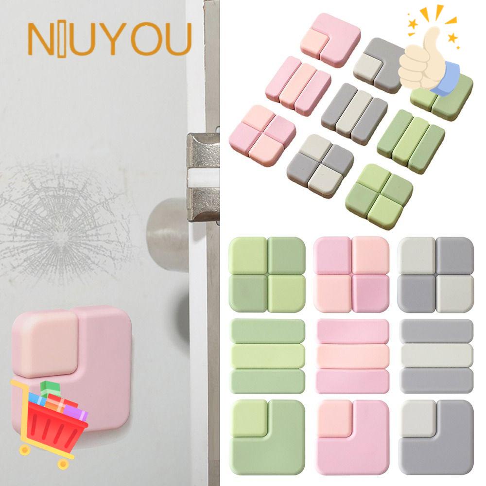 NIUYOU Bộ 3 Miếng Dán Tường Bảo Vệ Chống Va Chạm