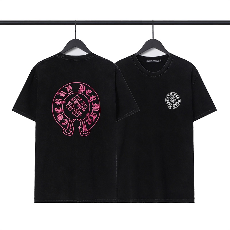 Chr-come88he-ars-cest Áo Thun Tay Ngắn In Hoa Cao Su Thời Trang Công Nghiệp Cao Cấp