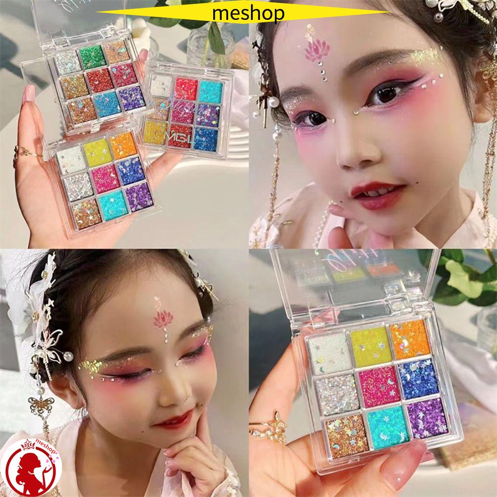 ME Bảng Phấn Mắt Hiệu Ứng Lì / Ánh Ngọc Trai Lấp Lánh Tự Nhiên Không Thấm Nước Dành Cho Trẻ Em