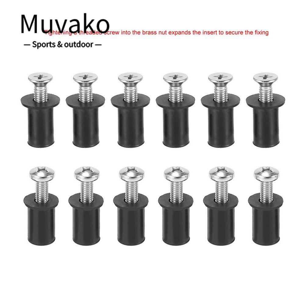 MUVAKO Set 12 Ốc Vít Phụ Tùng Cho Thuyền Kayak