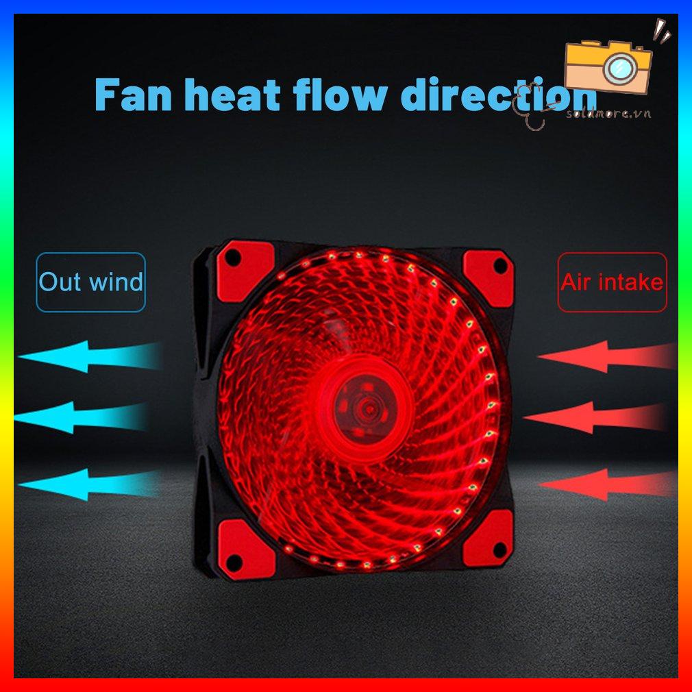 RGB PC Case Người Hâm Mộ Máy Tính Làm Mát 15 Đèn Streamer 12025 Khung Xe Quạt 120 Mm RGB LED PWM đèn Quạt Tản Nhiệt