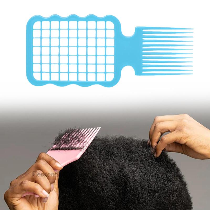 Lược Tạo Kiểu Tóc Afro Afro 2 Trong 1 Dễ Dàng Làm Sạch
