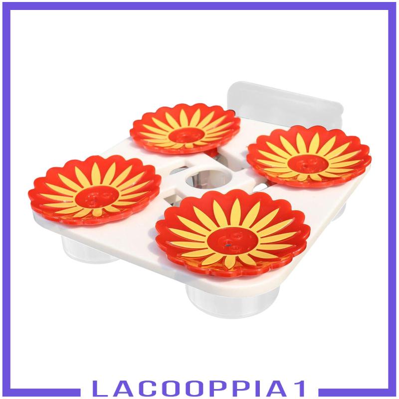 Dụng Cụ Đựng Thức Ăn Nước Uống Gắn Cửa Sổ Chống Rò Rỉ Cho Chim