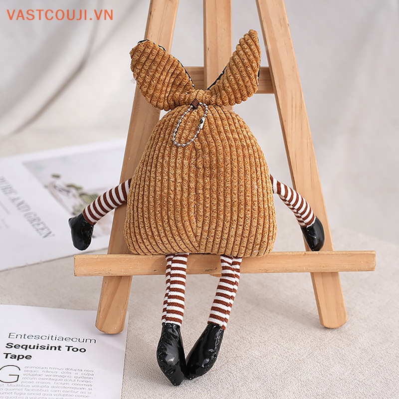 Móc Khóa Hình Thỏ Nhồi Bông Xinh Xắn Dễ Thương