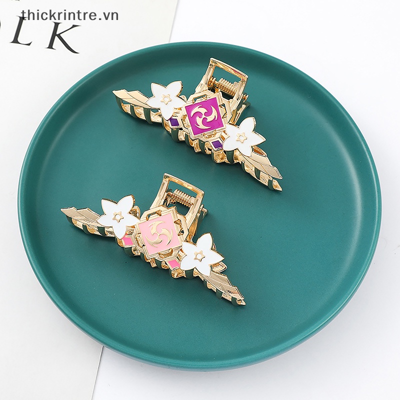 Kẹp Tóc Hình Hoa Dùng Hóa Trang Độc Đáo
