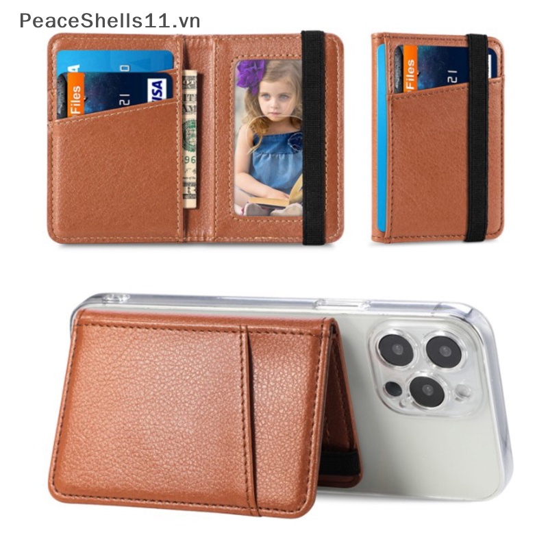 Bao Da PU Điện Thoại Nắp Lật Hít Nam Châm Kiêm Ví Đựng Thẻ Và Giá Đỡ Màu Vàng Hồng 3M