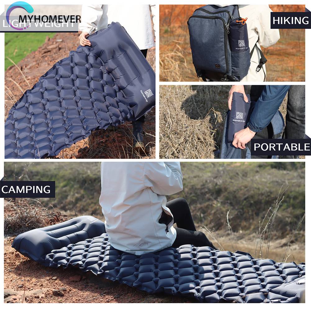 Thảm Bơm Hơi Siêu Nhẹ Tiện Dụng Mang Theo Du Lịch Cắm Trại