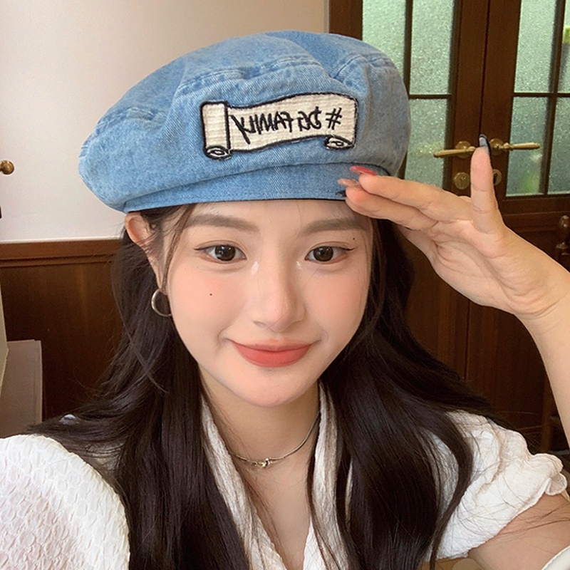 Mũ Beret Phong Cách Cao Bồi Hàn Quốc Thời Trang Mùa Hè Kiểu Mới Cho Nữ