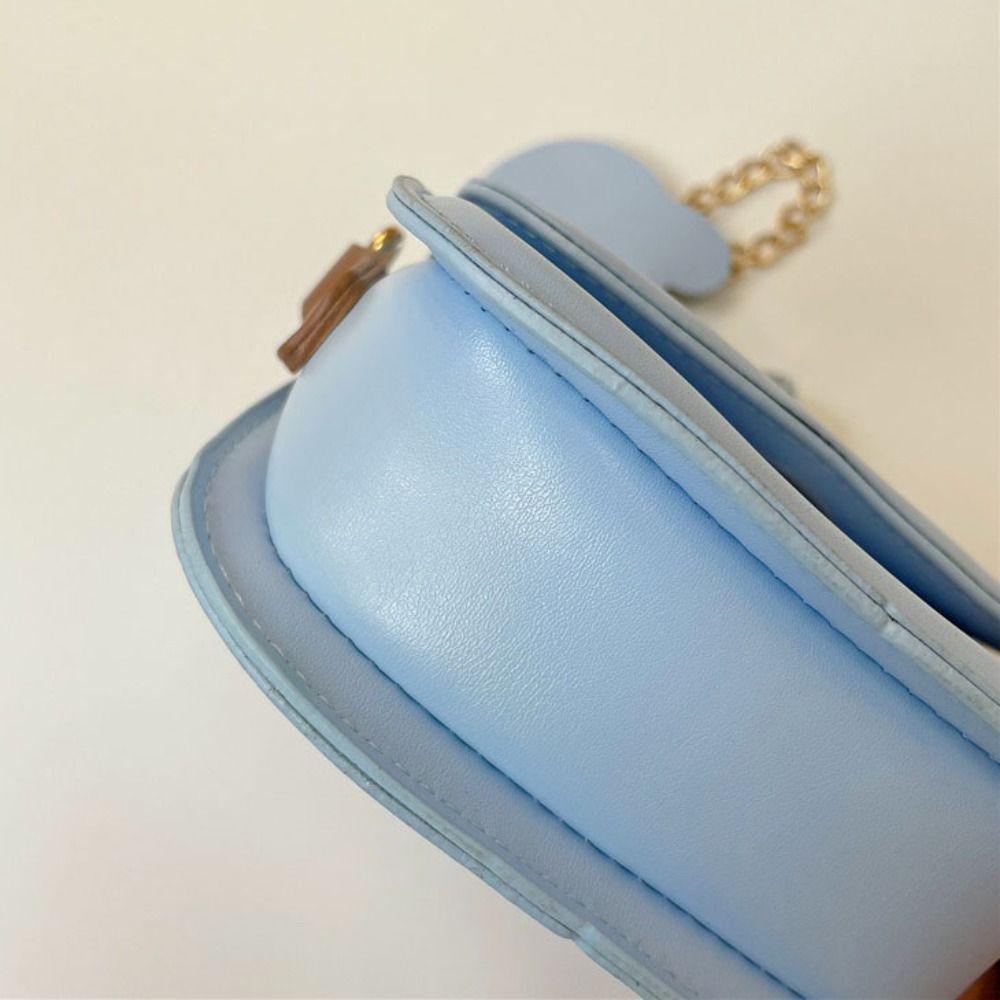 BLISS Túi Đeo Chéo Da PU Hình Yên Ngựa Và Gấu Hoạt Hình Dễ Thương Cho Bé