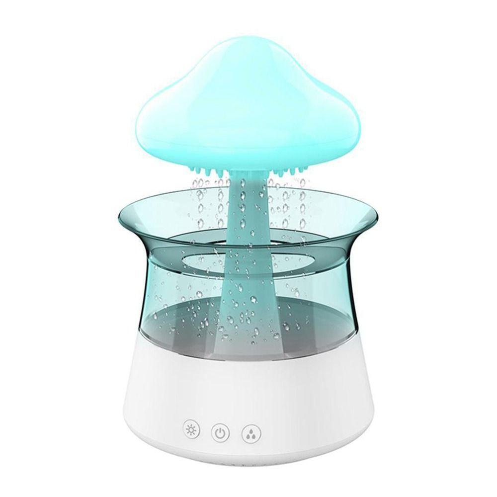 Máy Phun Sương Tạo Ẩm Mini Có Đèn LED Nhiều Màu Hình Đám Mây Mưa Sáng Tạo