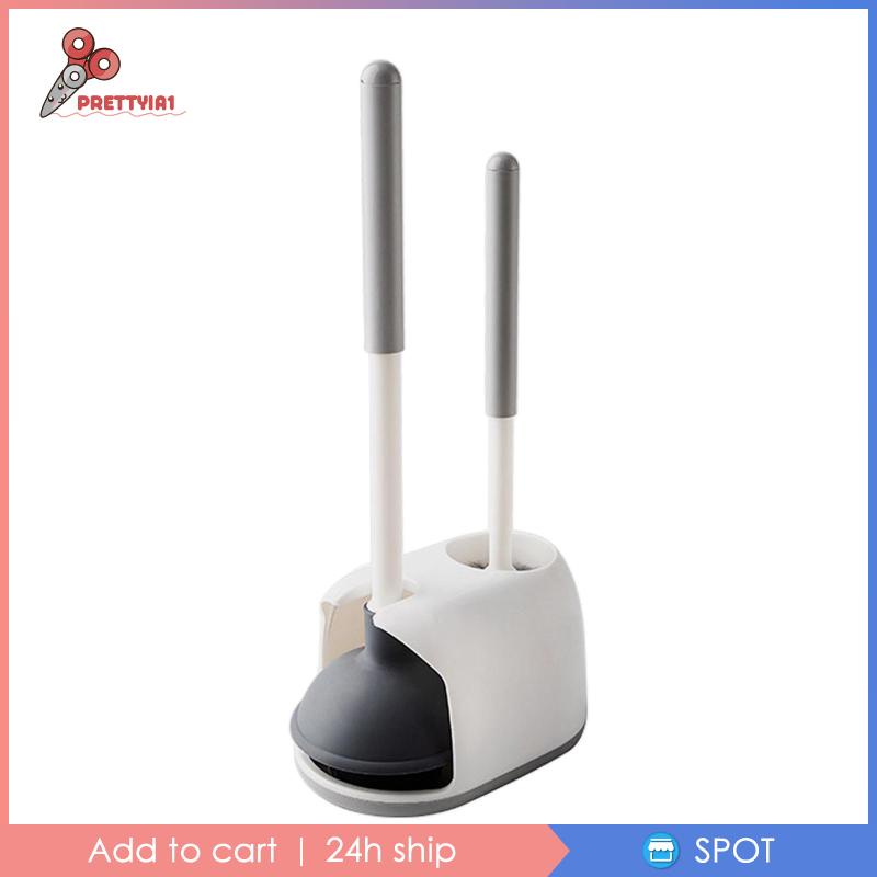 Bàn Chải Cọ Bồn Cầu 2 Trong 1 Nhanh Khô Tiện Dụng