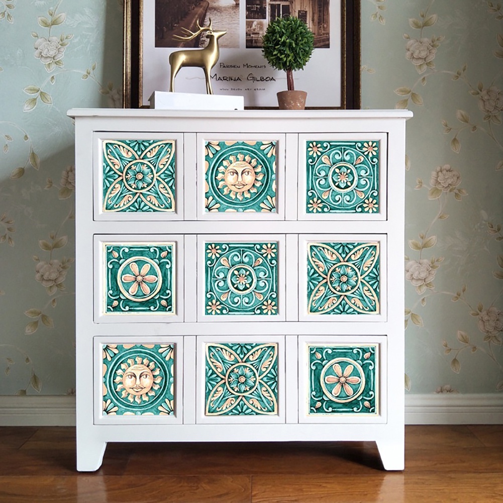 Bộ 10 Miếng Dán Sàn Nhà Chống Thấm Nước Phong Cách Ý Độc Đáo