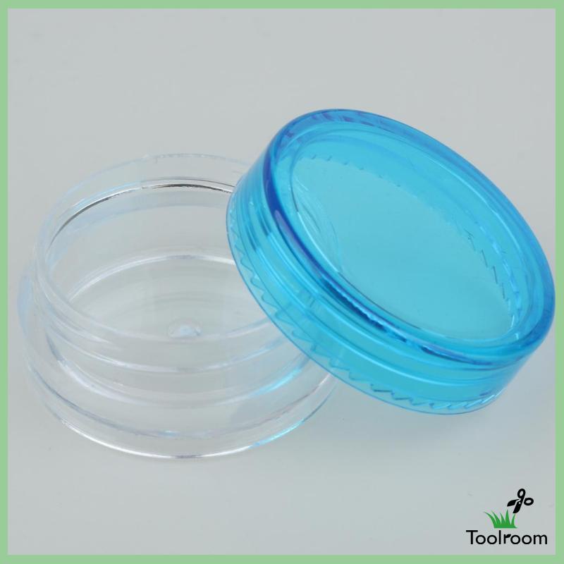 Set 50 Hộp Rỗng 3g Đựng Mỹ Phẩm Màu Đen Có Nắp Đậy Tiện Dụng