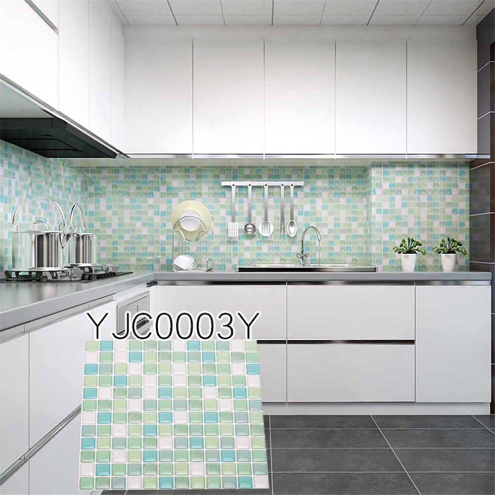 Miếng Dán Trang Trí Sàn Nhà Họa Tiết Mosaic 3D DIY