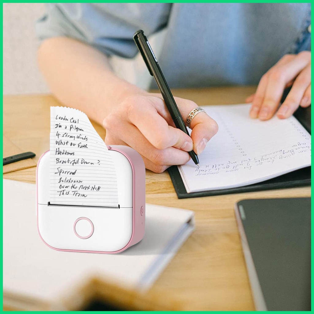 Máy In Nhiệt Không Dây Mini Thông Minh Phong Cách Retro