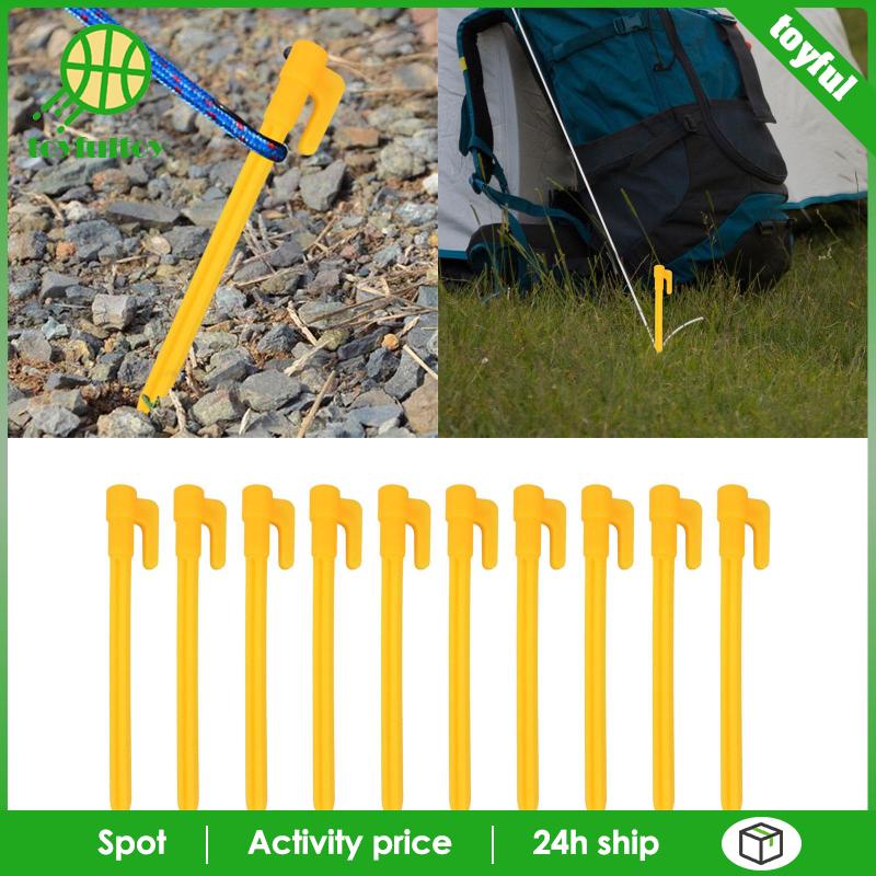 Bộ 10 Cọc Cắm Lều Trọng Lượng Nhẹ Tiện Dụng