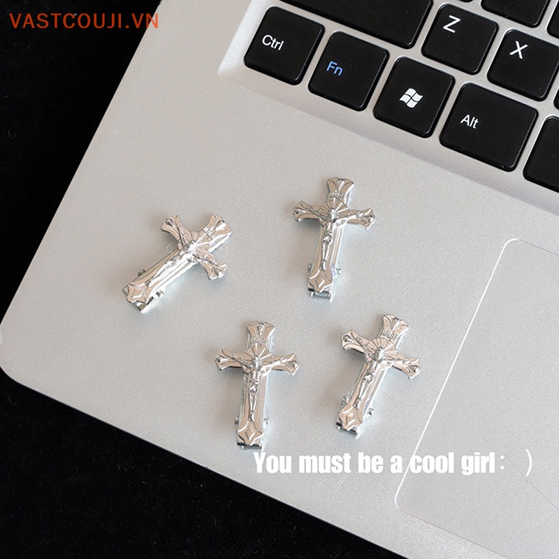 Bộ 2 Kẹp Tóc Kim Loại Thiết Kế Đơn Giản Phong Cách Vintage Cho Nữ Y2K