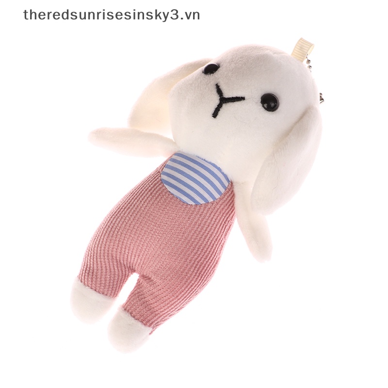 1 Móc Khóa Hình Thỏ Nhồi Bông 14cm Thời Trang