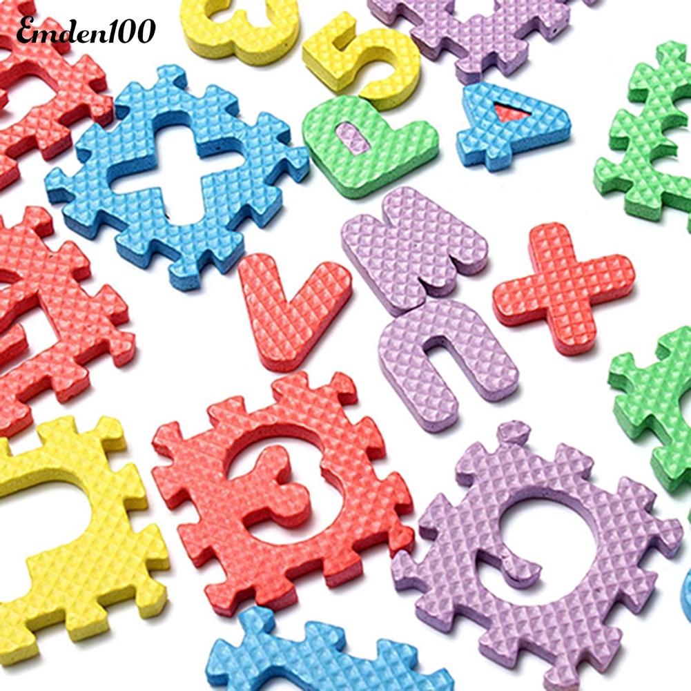 Set 36 Miếng Xốp EVA Lắp Ráp Bảng Chữ Cái / Số Cho Bé