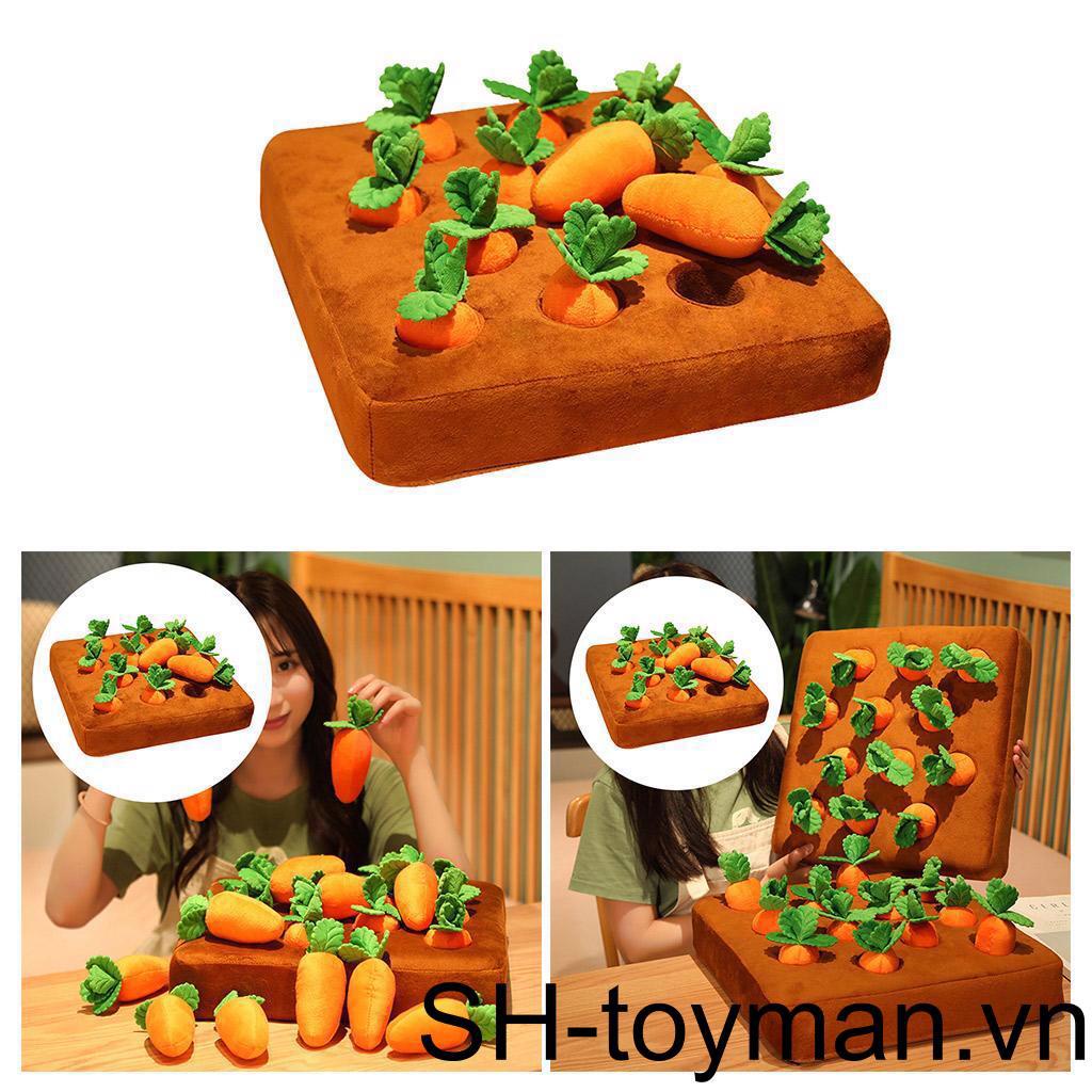 Củ Cà Rốt Nhồi Bông Đáng Yêu Cho Bé