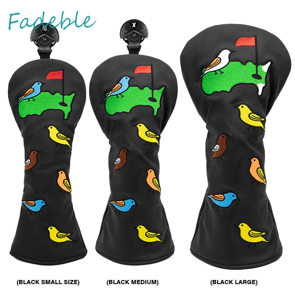 Vỏ Bọc Gậy Đánh Golf Bằng PU Mềm Chống Cắt Họa Tiết Chim Nhỏ Gọn