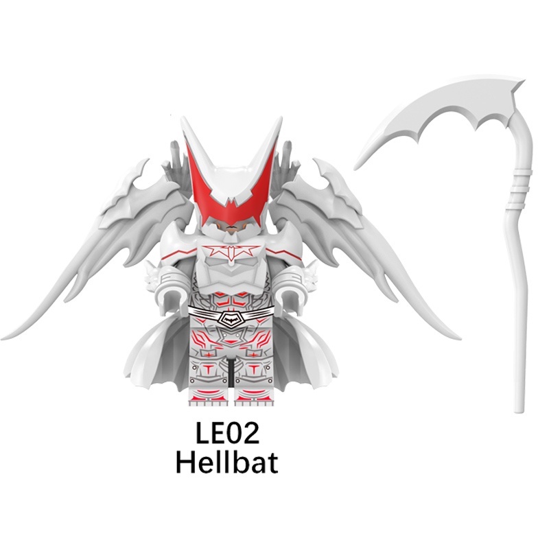 Bộ Đồ Chơi Lắp Ráp Mô Hình Siêu Anh Hùng Hellbat Màu Vàng Đen Mini