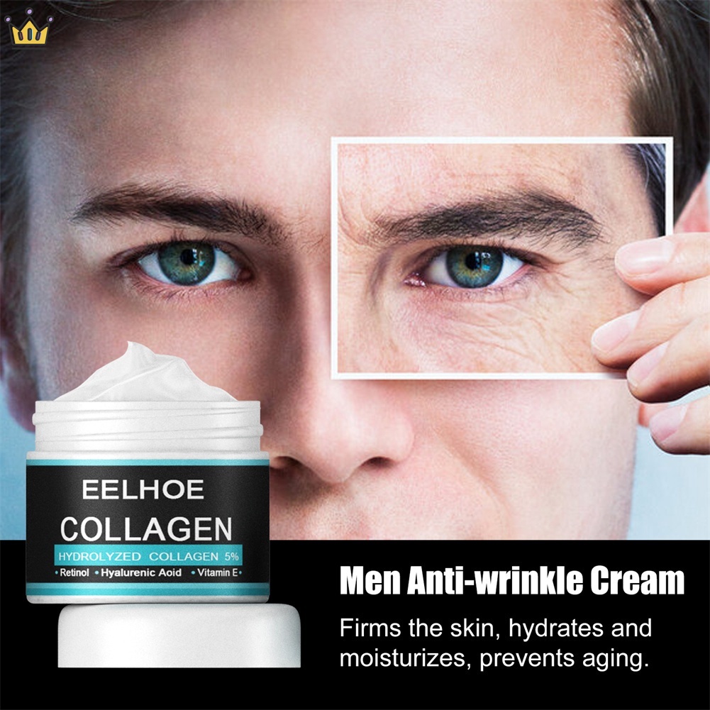 Kem Collagen Hyaluronic Acid Dưỡng Ẩm Làm Săn Chắc / Trắng Da Chống Lão Hóa / Nếp Nhăn Cho Nam