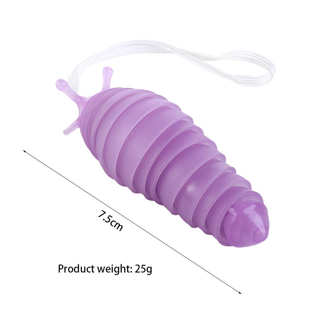 DANES Móc Khóa Hình Sâu Bướm Dạ Quang Dễ Thương