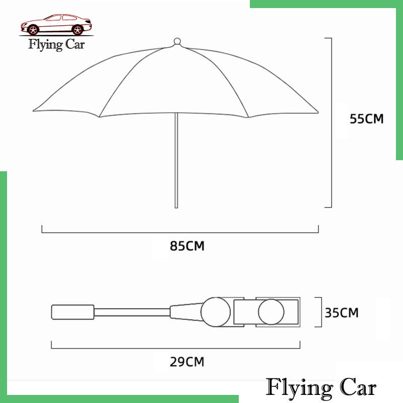 Dù Che Nắng Dạng Kẹp 33.5inch Cho Ghế Đẩy Em Bé