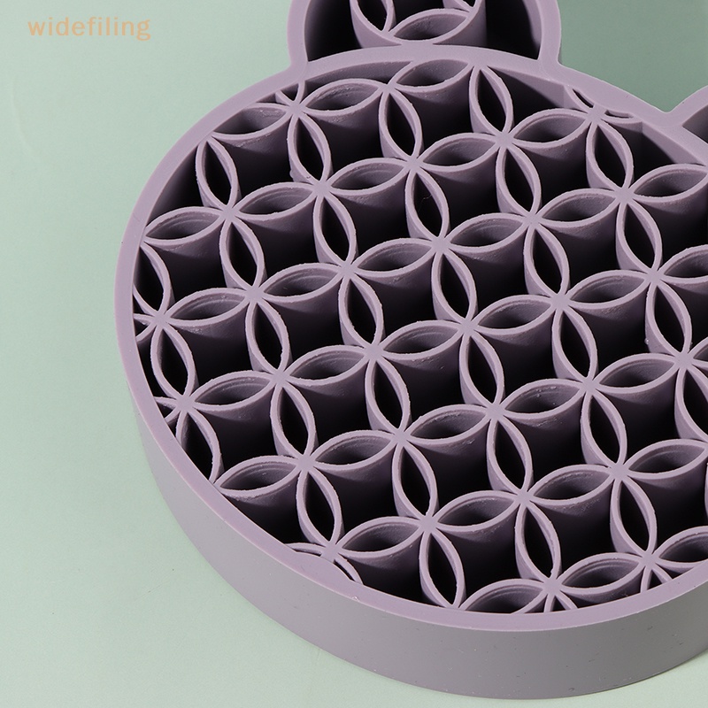 Hộp Đựng Cọ Trang Điểm Bằng Silicone Tiện Dụng