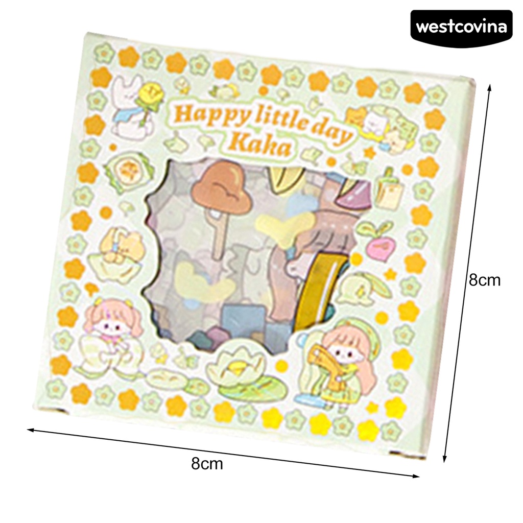 [WSTN] [WSTN]✎Bộ 100 Miếng Dán Hoạt Hình Bằng PET Chống Nước Tự Dính Có Thể Tháo Gỡ Trang Trí Sổ Tay DIY