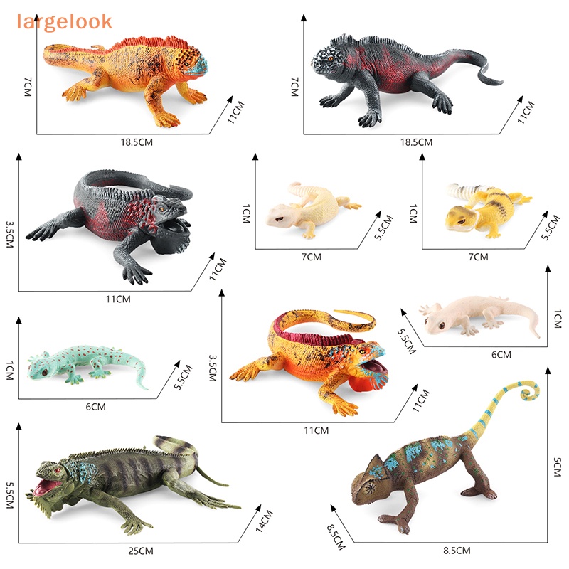 Mô Hình Thằn Lằn Bò Sát Sống Động Như Thật Để Bàn Trang Trí