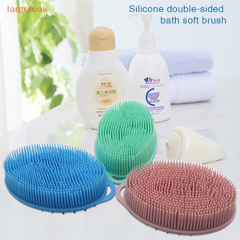 Bàn Chải Silicone Mềm Tẩy Tế Bào Chết Khi Tắm Cho Người Lớn Và Trẻ Em