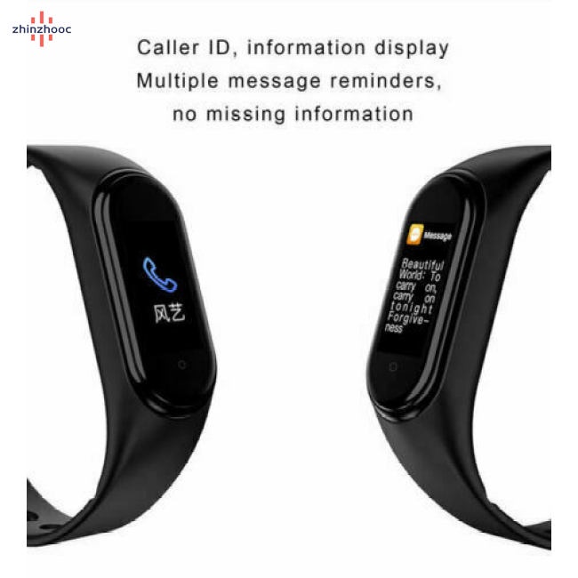 Bộ Đồng Hồ Thông Minh M4 Giám Sát Nhịp Tim & Huyết Áp