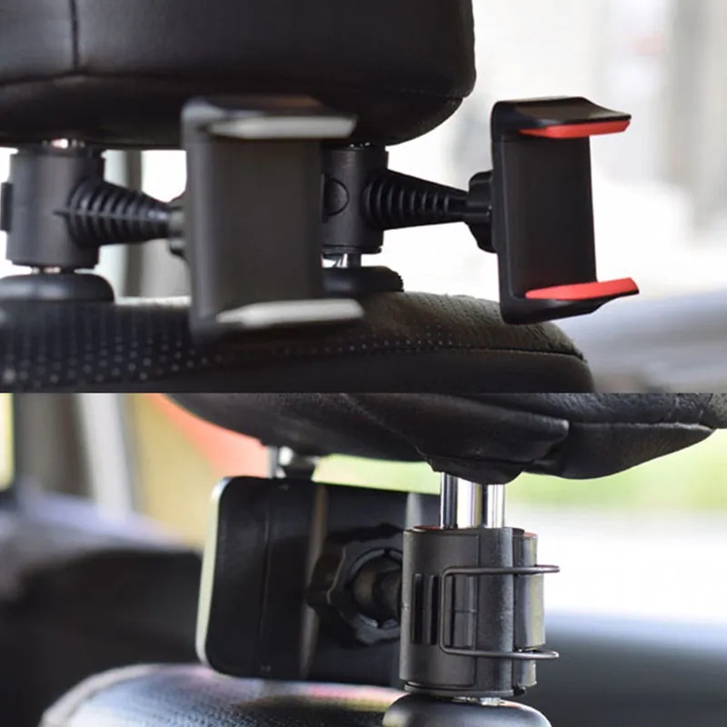 Giá Đỡ Điện Thoại / Móc Treo Đồ Đa Năng Xoay 360 Độ Bằng ABS Gắn Ghế Ngồi Xe Hơi