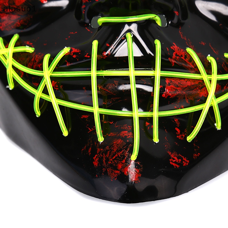 Khẩu Trang EL Có Đèn LED Phát Sáng Dùng Hóa Trang Dự Tiệc