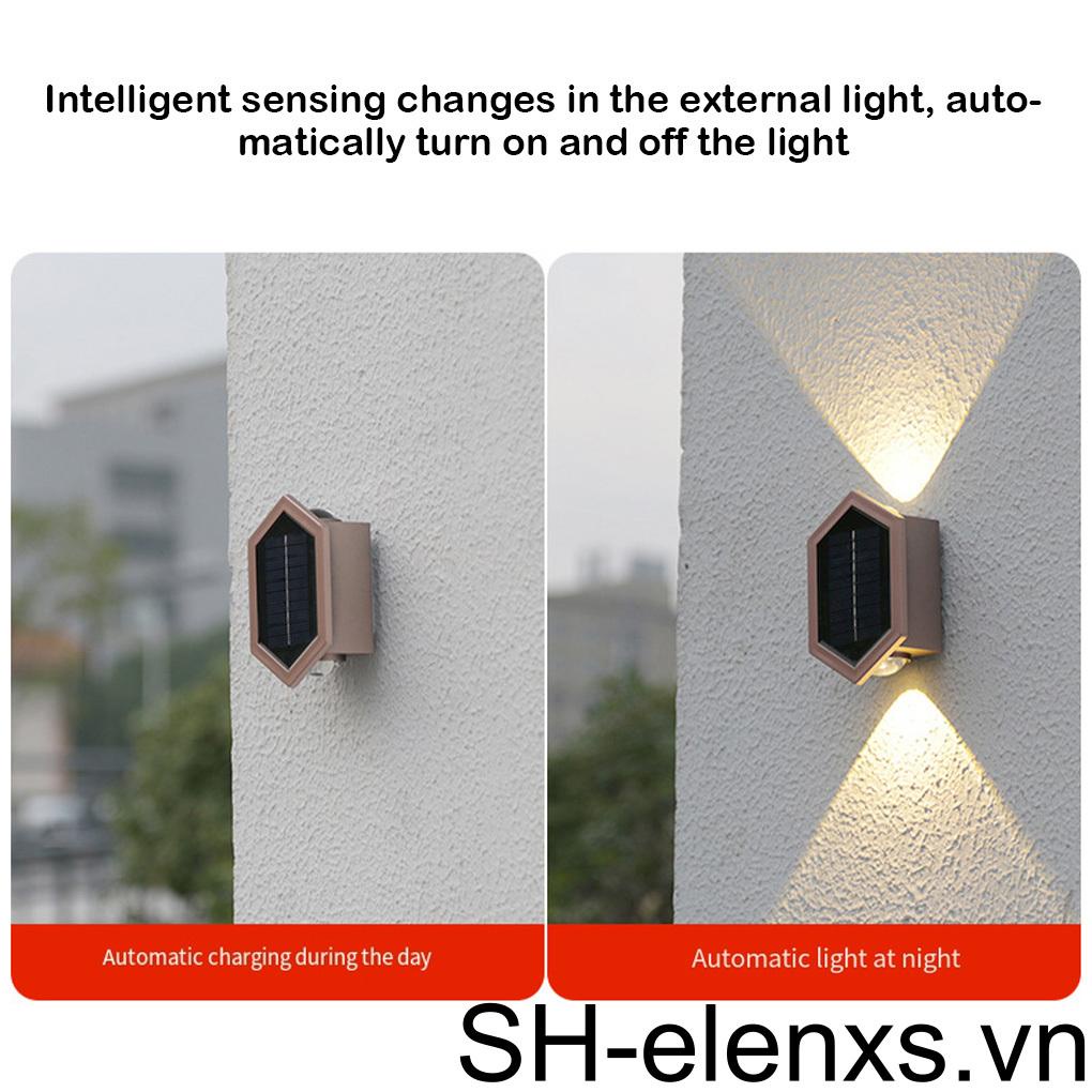Đèn LED Gắn Tường Sử Dụng Năng Lượng Mặt Trời Thân Thiện Với Môi Trường