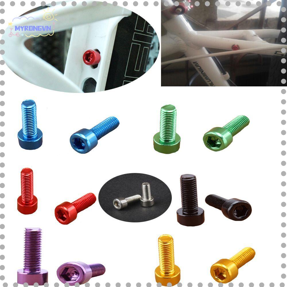 MYRONGVN Set 4 Ốc Vít Hợp Kim Nhôm Nhiều Màu Cho Xe Đạp