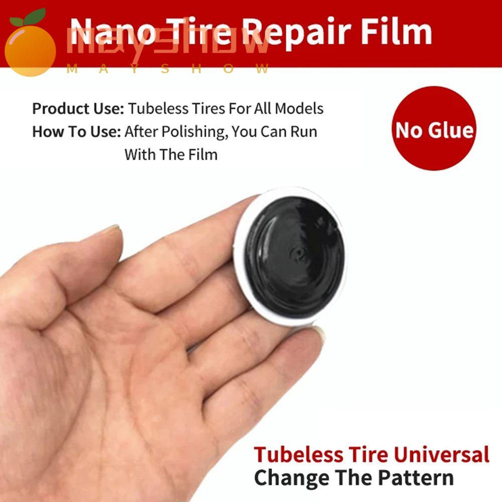 MAYSHOW Miếng Dán Vá Lốp Xe Tự Dính Chịu Nhiệt Độ Cao Tiện Dụng