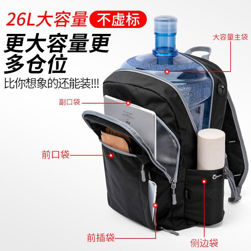 Ba Lô Leo Núi / Du Lịch Cỡ Lớn Siêu Nhẹ Chống Thấm Nước Đa Năng Thời Trang Mùa Hè Cho Nam Và Nữ