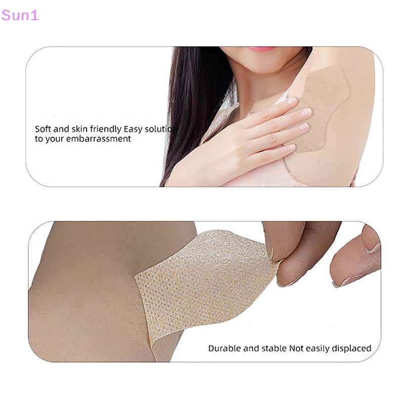 Set 1 / 10 / 20 Miếng Dán Thấm Hút Mồ Hôi Cho Vùng Da Dưới Cánh Tay Tiện Dụng