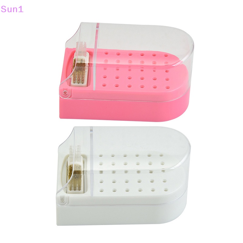 Giá Đỡ Mũi Khoan 2 Trong 1 30 Lỗ Chống Bụi Tiện Dụng