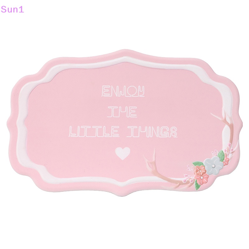 Thảm Lót Điện Thoại Chống Trượt Chịu Nhiệt Độ Cao In Họa Tiết Hoạt Hình Đáng Yêu Dùng Trong Xe Hơi Sun1